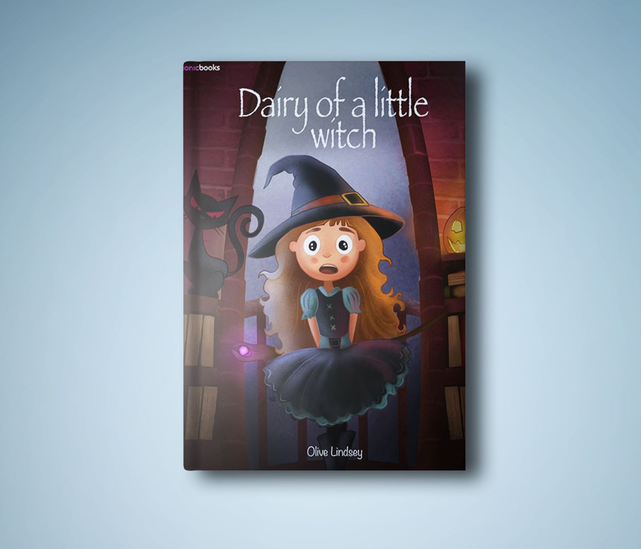 Dairy of a little witch- childerns story book cover